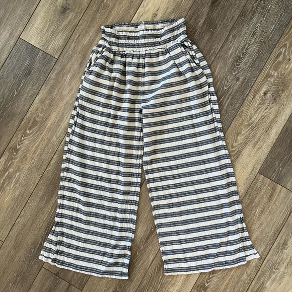 Aerie Linen Culotte Pants - Picture 1 of 8